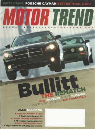 MOTOR TREND 2005 AUG - MTI DEVIL RAY VETTE, GULLWING